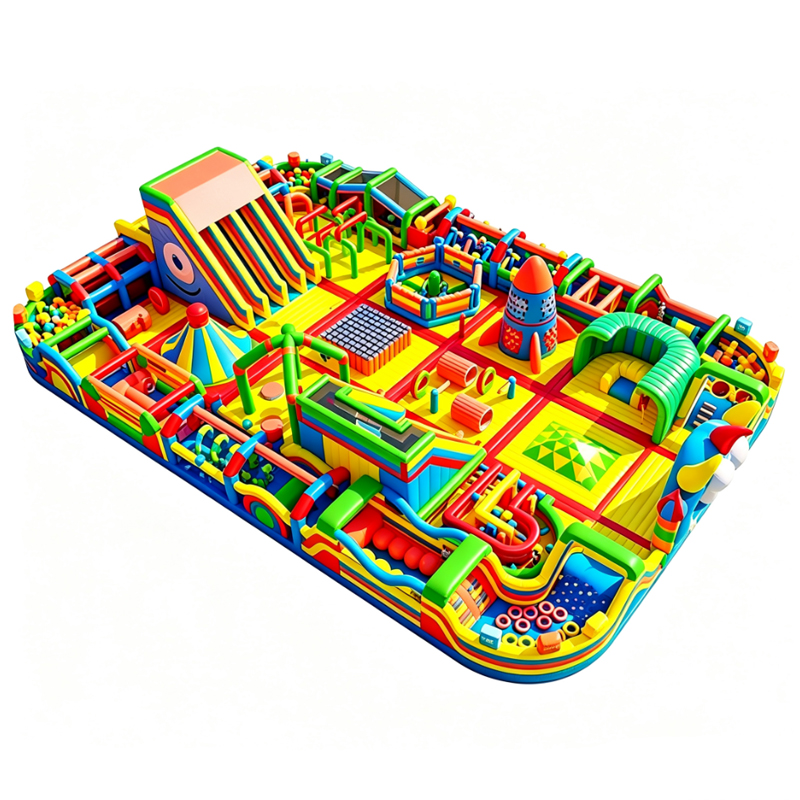 600sqm Monsters Inflatable Theme Park for Sale