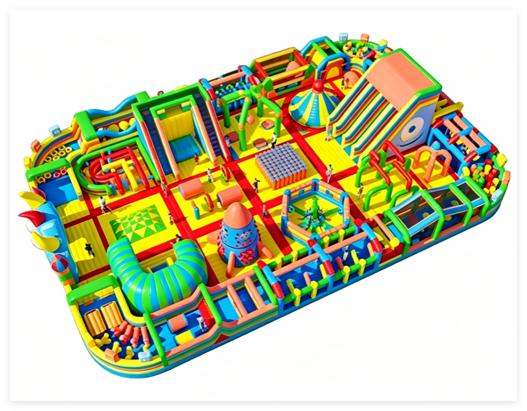 600sqm Monsters Inflatable Theme Park for Sale - Image 3