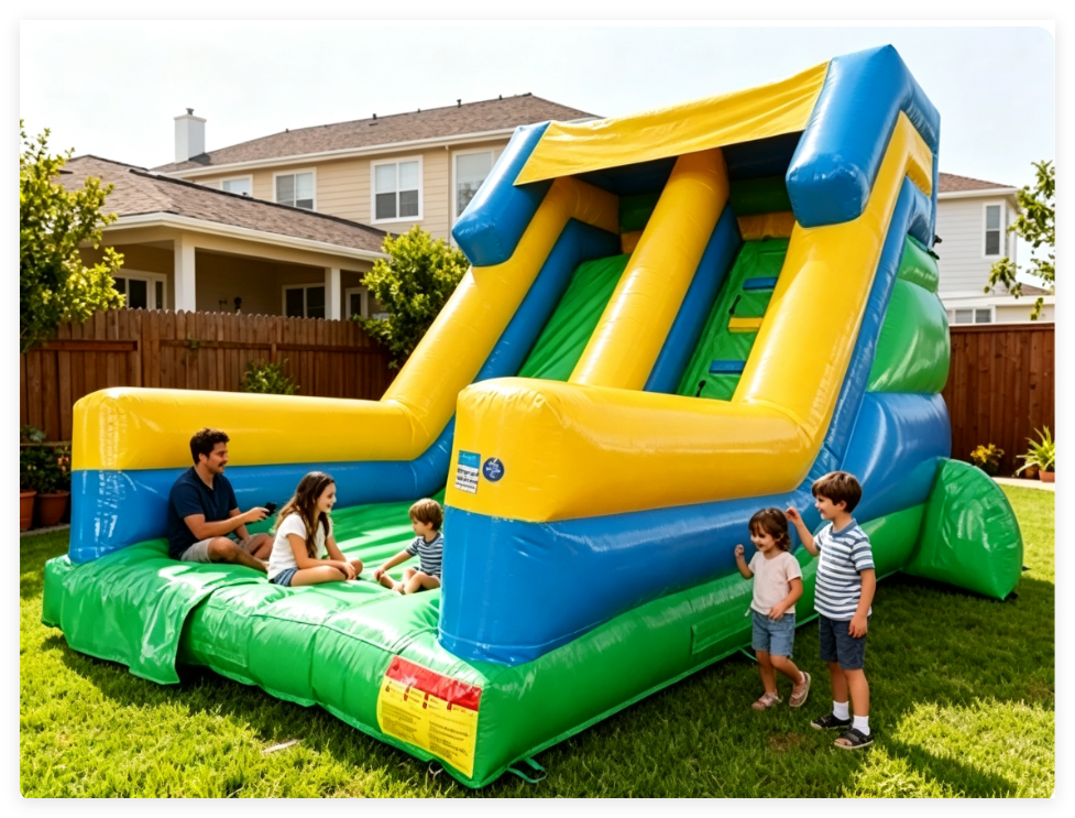 Colourful Inflatable Slide - Image 3