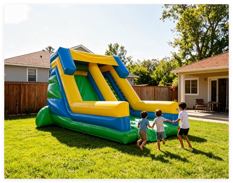 Colourful Inflatable Slide - Image 2