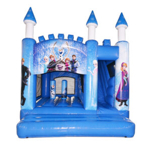 Frozen Inflatable Castle Bouncer Combo With Slide