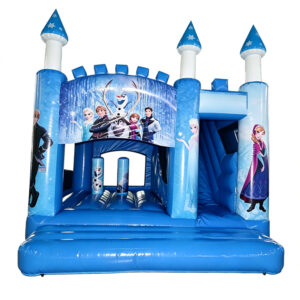 Frozen Inflatable Castle Bouncer Combo With Slide