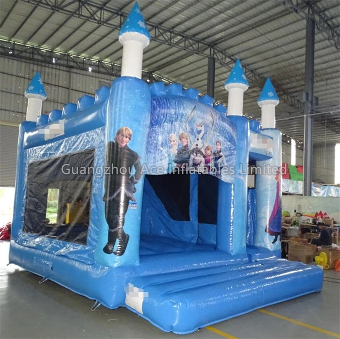 Frozen Inflatable Castle Bouncer Combo With Slide - Image 4