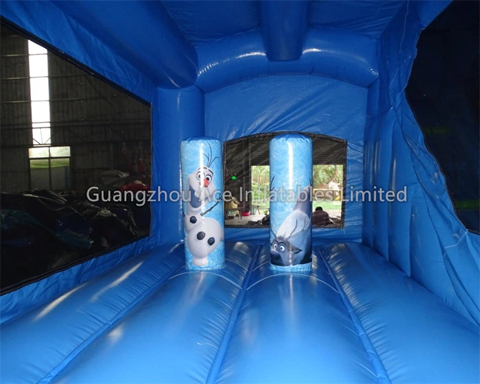 Frozen Inflatable Castle Bouncer Combo With Slide - Image 5