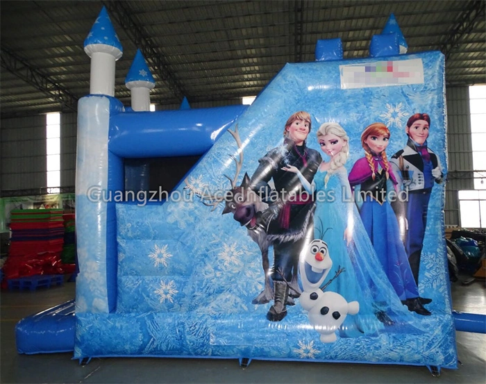 Frozen Inflatable Castle Bouncer Combo With Slide - Image 6