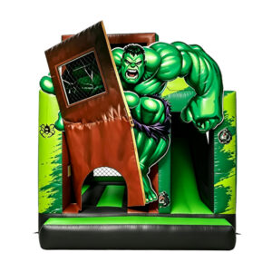 5.5m Premium Hulk Bouncy Castle with Slide for Sale