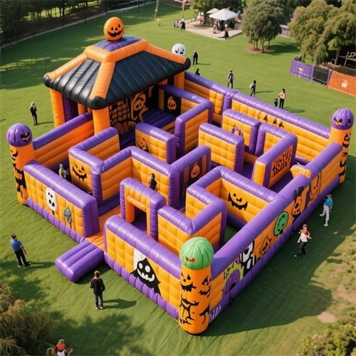 Inflatable Maze Halloween Haunted House - Image 4