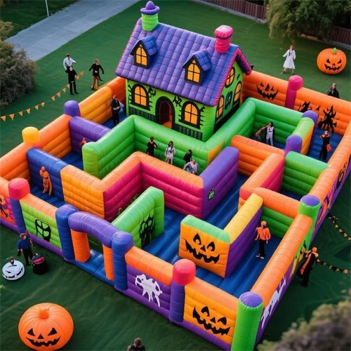 Inflatable Maze Halloween Haunted House - Image 2