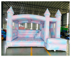 Inflatable Tie Dye Combo Bouncy Castle