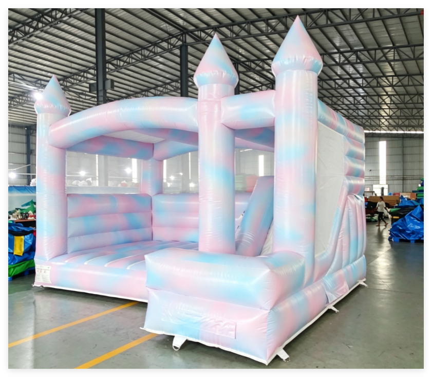 Inflatable Tie Dye Combo Bouncy Castle - Image 2