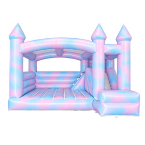 Inflatable Tie Dye Combo Bouncy Castle