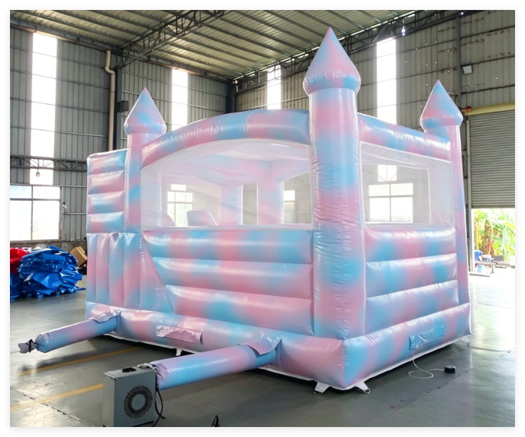 Inflatable Tie Dye Combo Bouncy Castle - Image 4