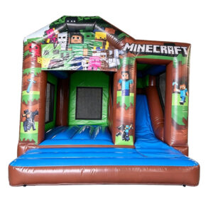 Minecraft Theme Bouncy Castle Slide Bouncy Castle For Kids