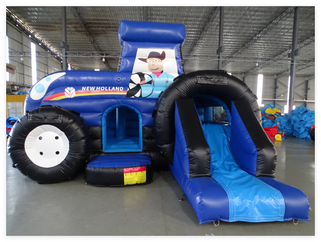 New Holland Tractor Bouncy Castle - Image 2