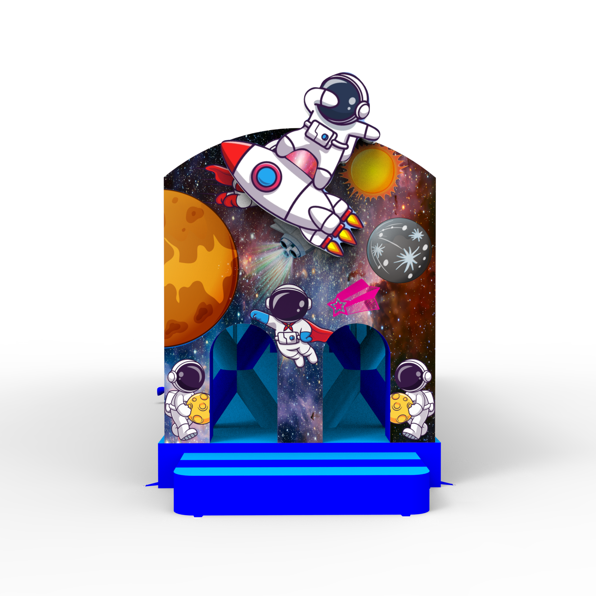 40ft Astronaut Inflatable Obstacle Course - Image 3