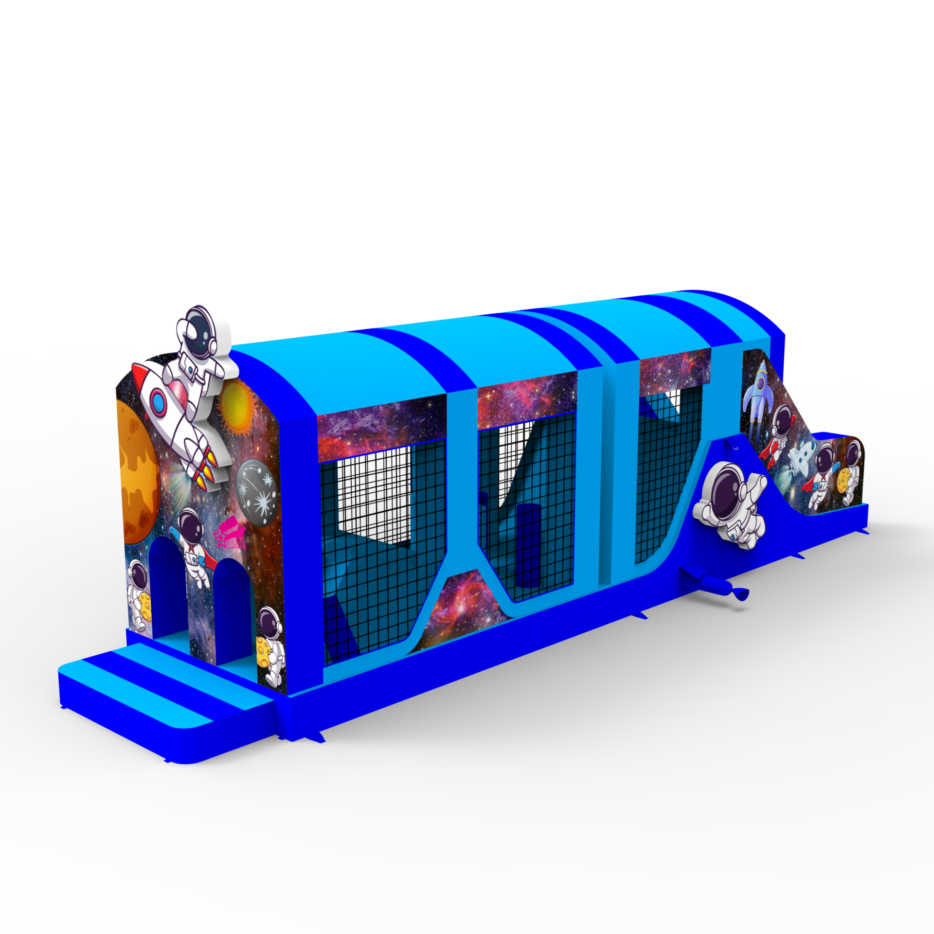 40ft Astronaut Inflatable Obstacle Course - Image 2