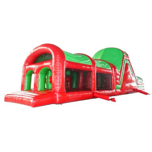 51ft Red & Green Inflatable Obstacle Course