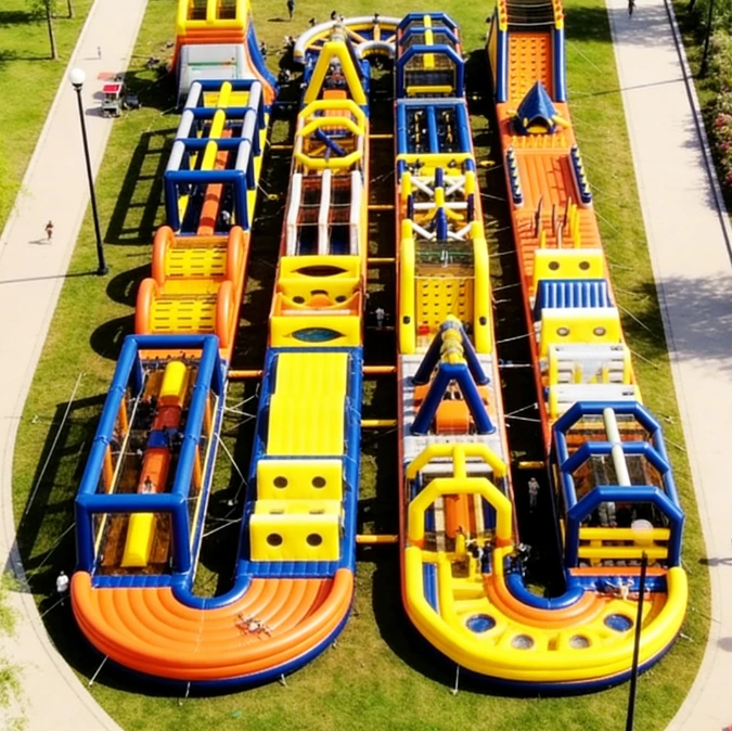 5K Run Inflatable Obstacle Course for Kids and Adults - Image 3
