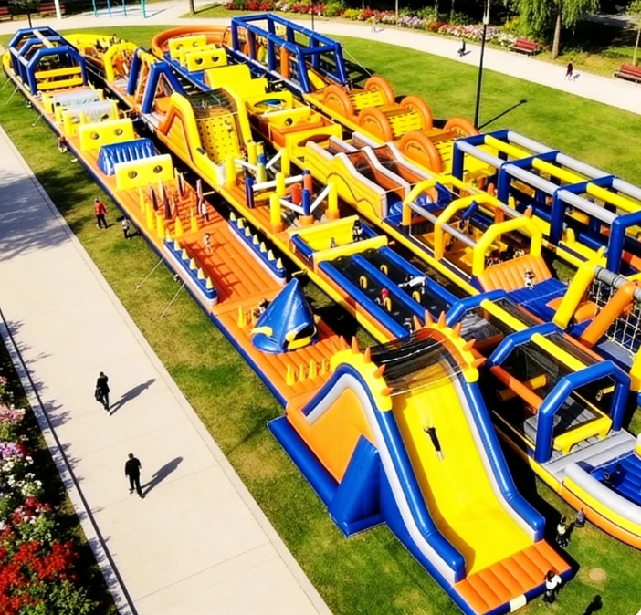 5K Run Inflatable Obstacle Course for Kids and Adults - Image 4