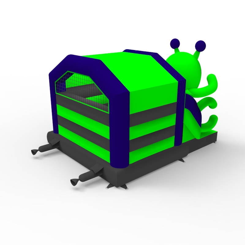 Space Alien Inflatable Bouncy Castle - Image 4
