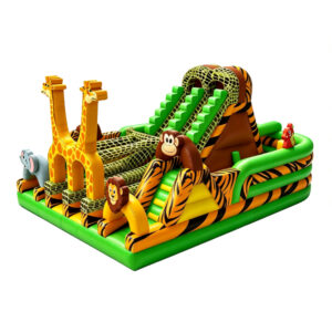 Animal Jungle Safari Inflatable Playground for Kids