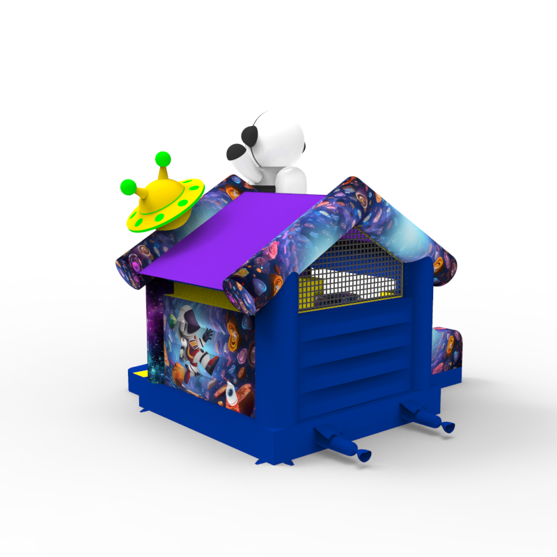 Astronaut Space Inflatable Bouncy Castle with Slide - Image 4