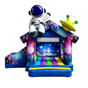 Astronaut Space Inflatable Bouncy Castle with Slide