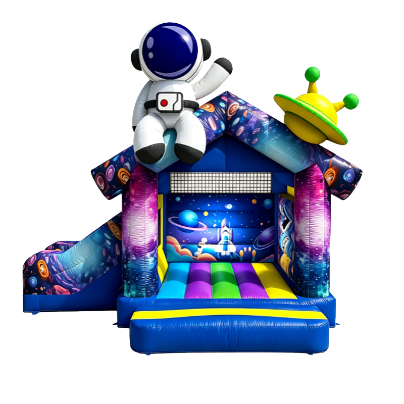 Astronaut Space Inflatable Bouncy Castle with Slide