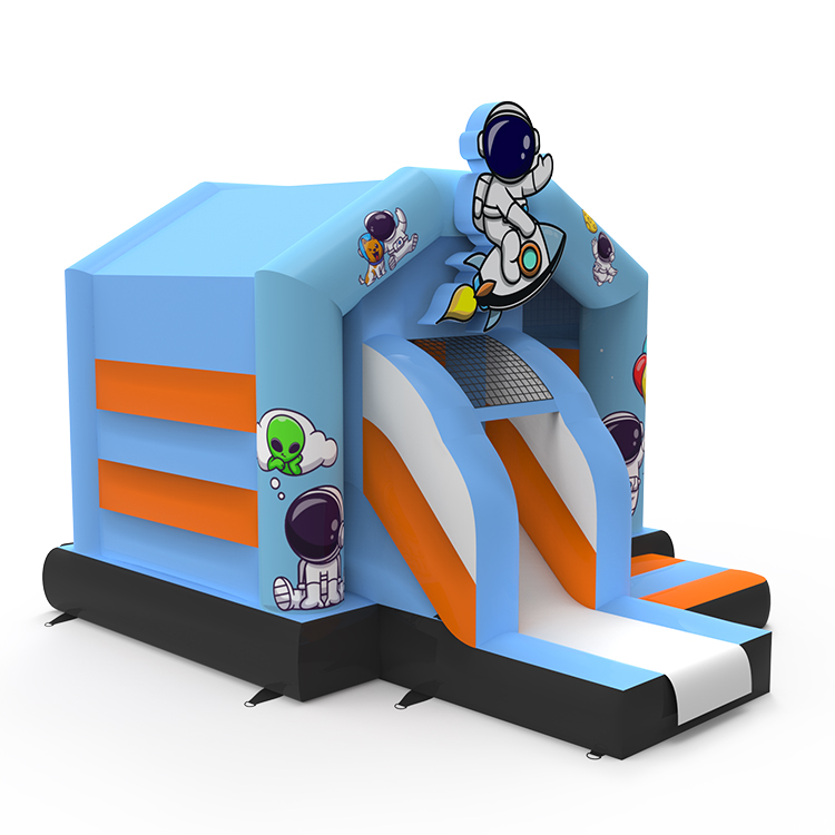 Astronaut Space Bouncy Castle with Slide - Image 2