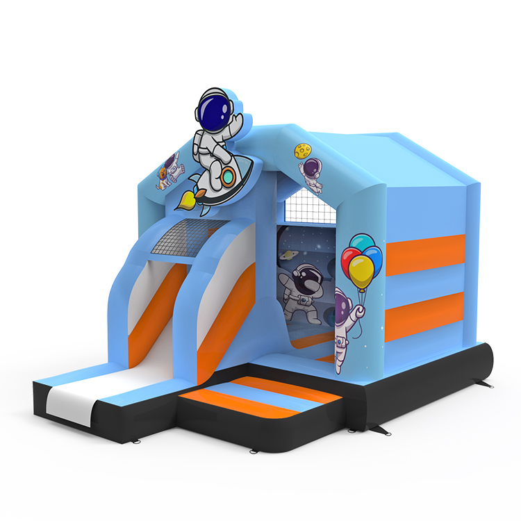 Astronaut Space Bouncy Castle with Slide - Image 3