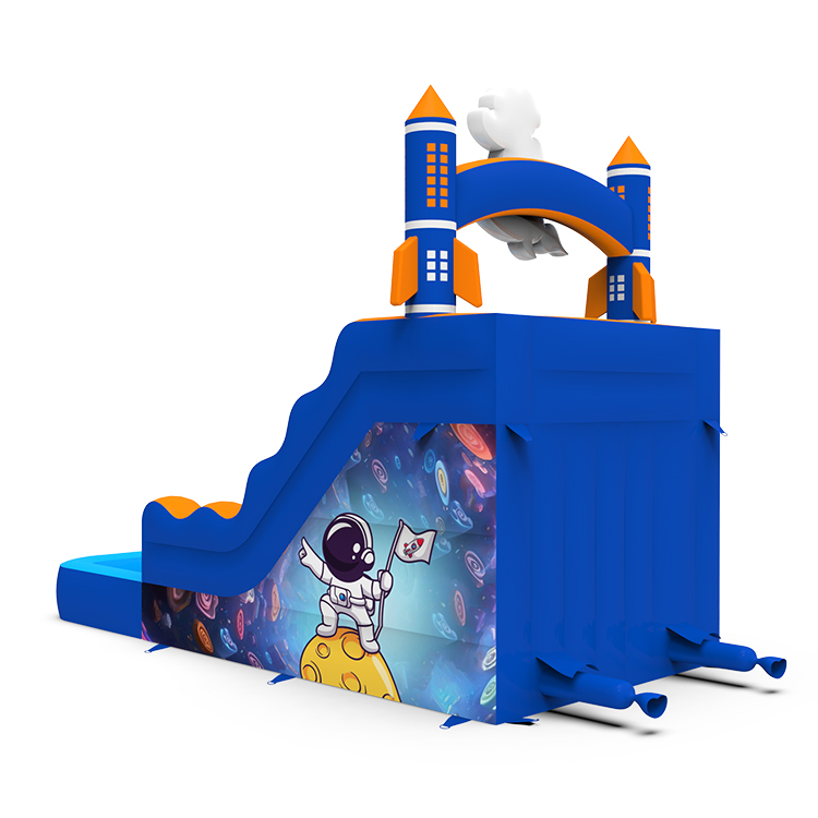 Astronaut Space Inflatable Water Slide with Pool - Image 4