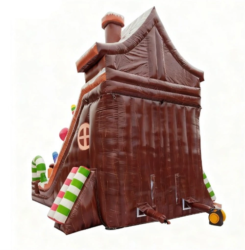 Christmas Gingerbread Man Inflatable Slide - Image 4