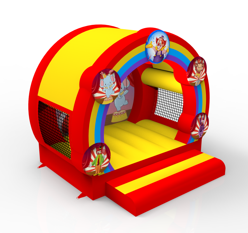 Circus Animal Clown Inflatable Bouncy Castle - Image 2