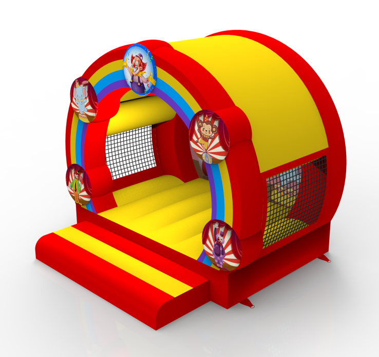 Circus Animal Clown Inflatable Bouncy Castle - Image 3