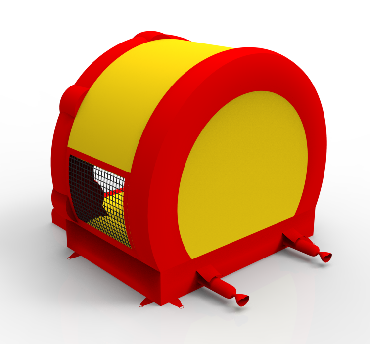 Circus Animal Clown Inflatable Bouncy Castle - Image 4