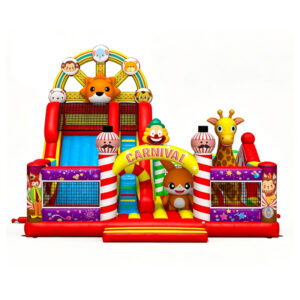 Circus Animal Theme Inflatable Bouncy Playground