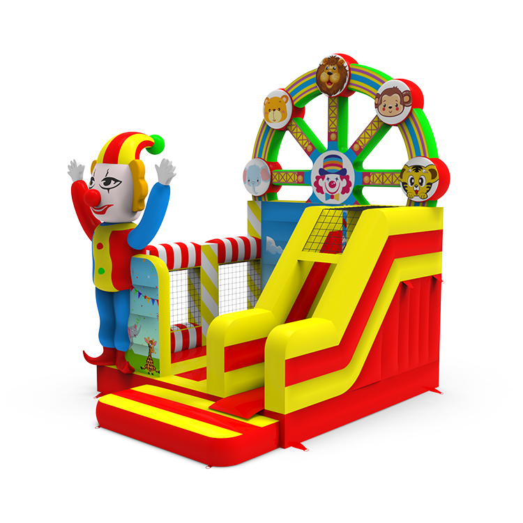 Circus Clown Ferris Wheel Bouncy Castle - Image 2