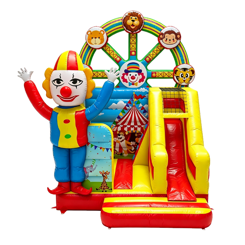 Circus Clown Ferris Wheel Bouncy Castle