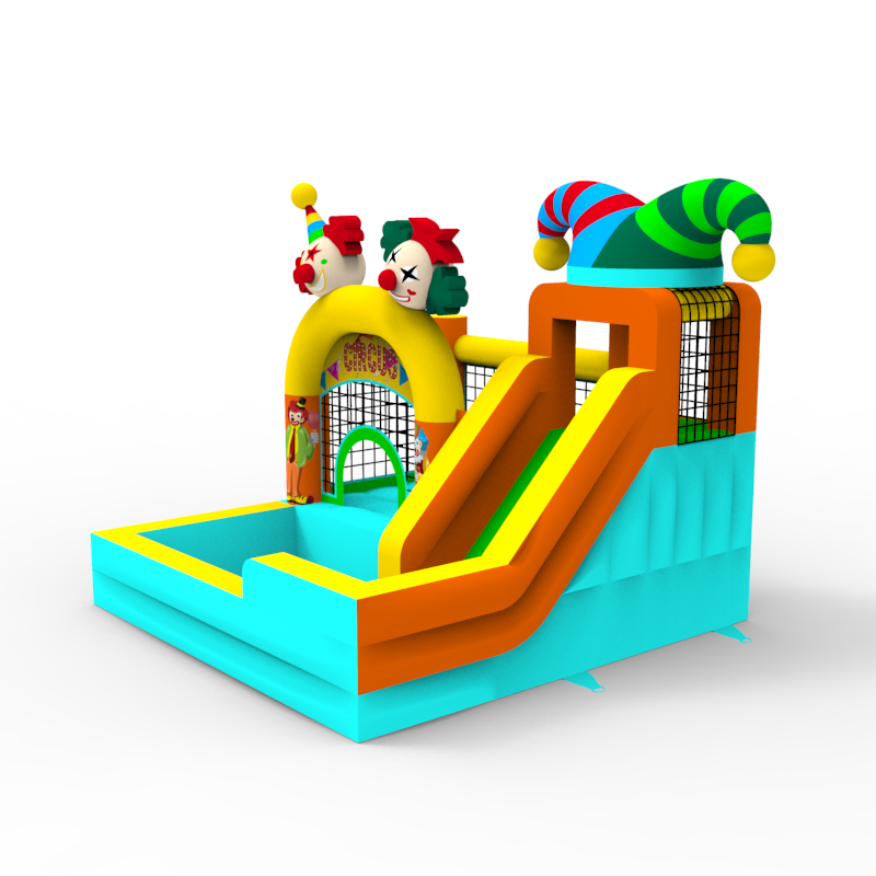 Circus Clown Theme Inflatable Bouncy Castle - Image 2