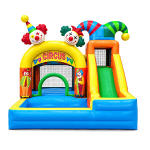 Circus Clown Theme Inflatable Bouncy Castle