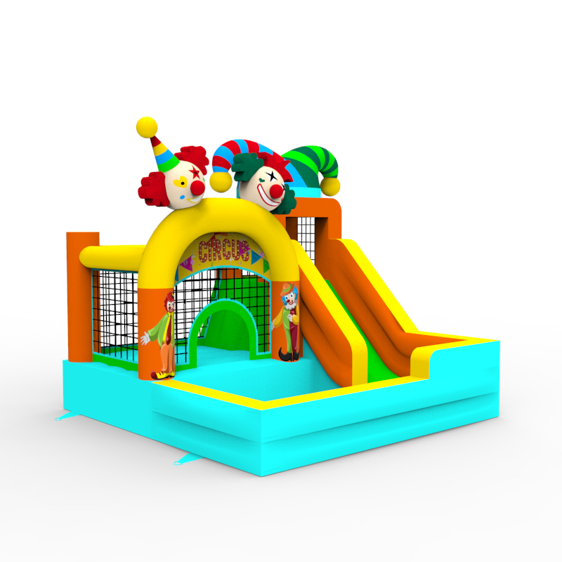 Circus Clown Theme Inflatable Bouncy Castle - Image 4