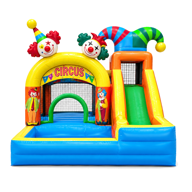 Circus Clown Theme Inflatable Bouncy Castle