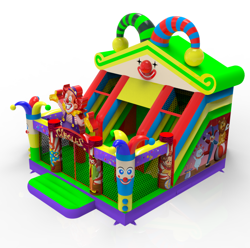 Clown Carnival Inflatable Playground - Image 3