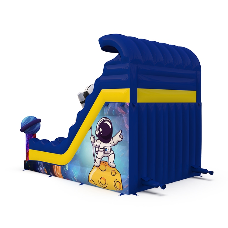 Dual Lane Astronaut Inflatable Dry Slide - Image 4