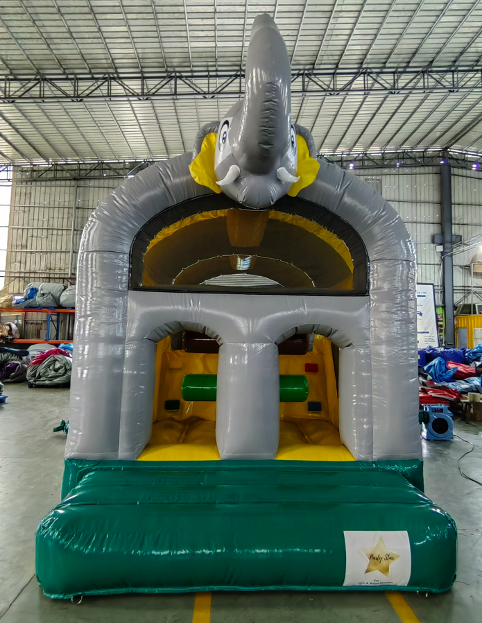 Elephant Safari Inflatable Obstacle Course - Image 3