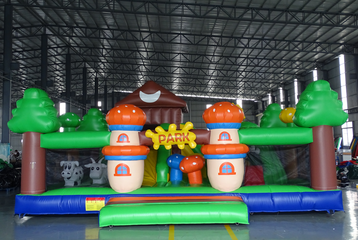 Farm Park Inflatable Playground Bouncy Castle - Image 2