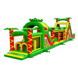Forest Animal Inflatable Obstacle Course