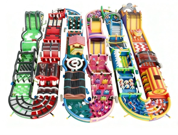 Giant 5K Adults Inflatable Obstacle Course - Image 2