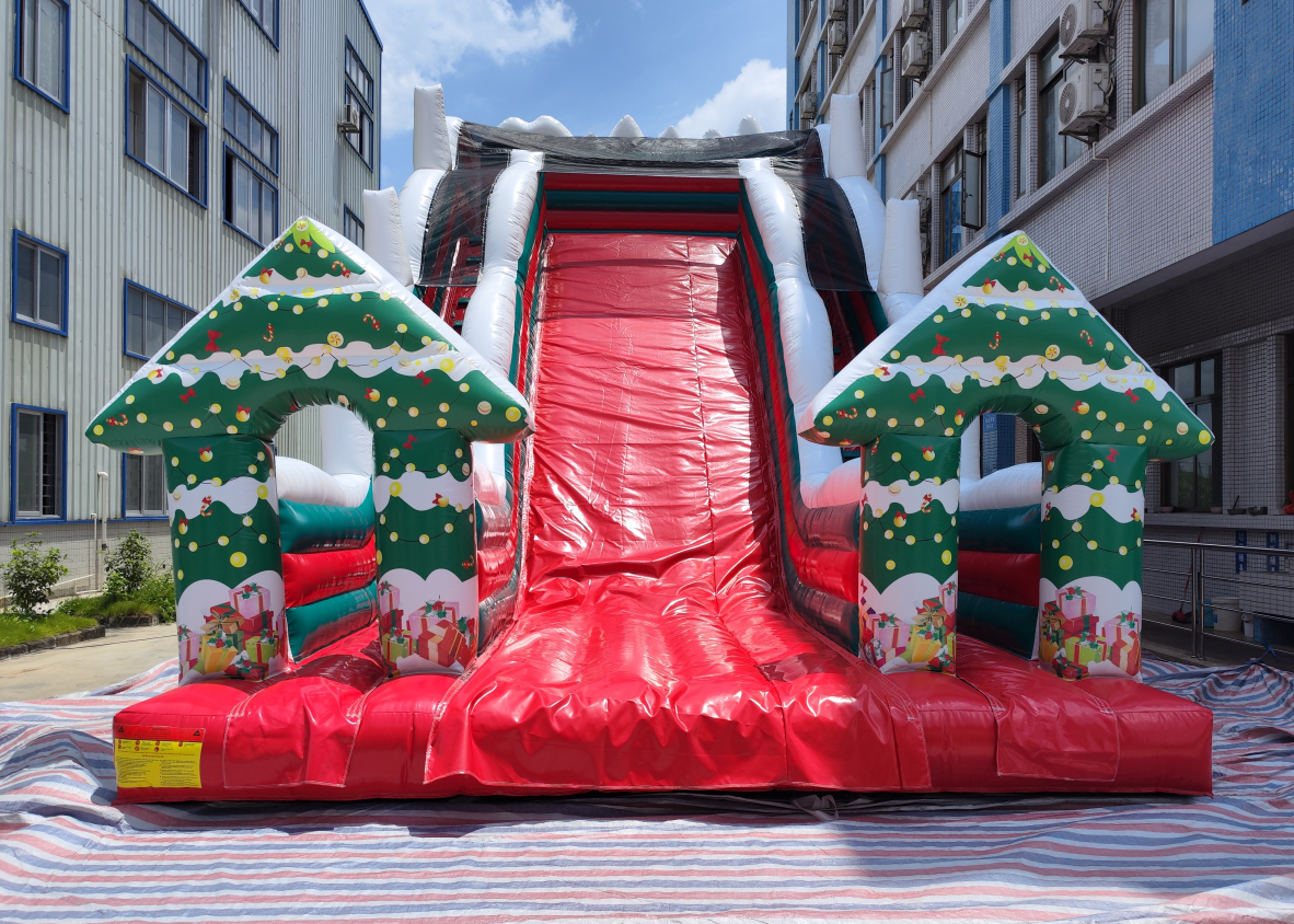Giant Christmas Inflatable Dry Slide - Image 3