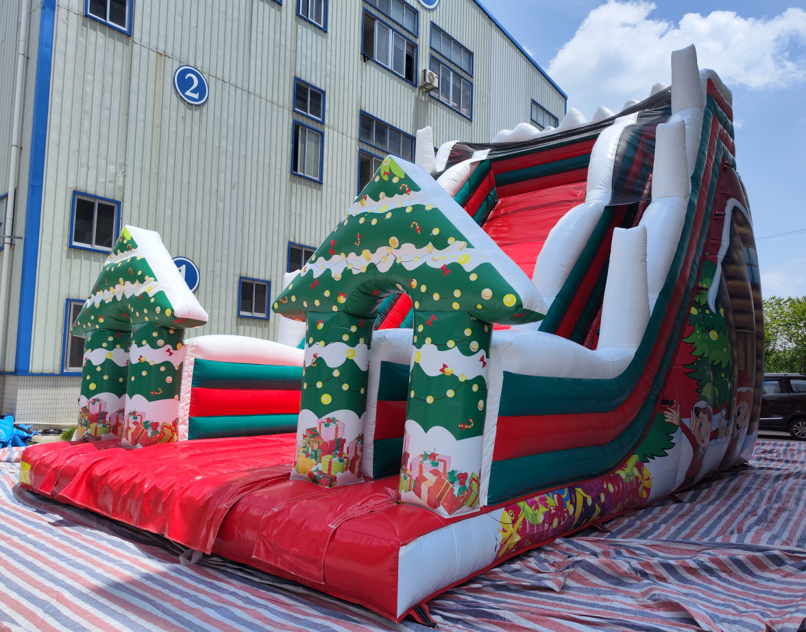Giant Christmas Inflatable Dry Slide - Image 4